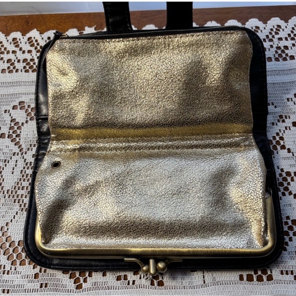 Loungefly Black and Gold Skull Wallet - Picture 4 of 6